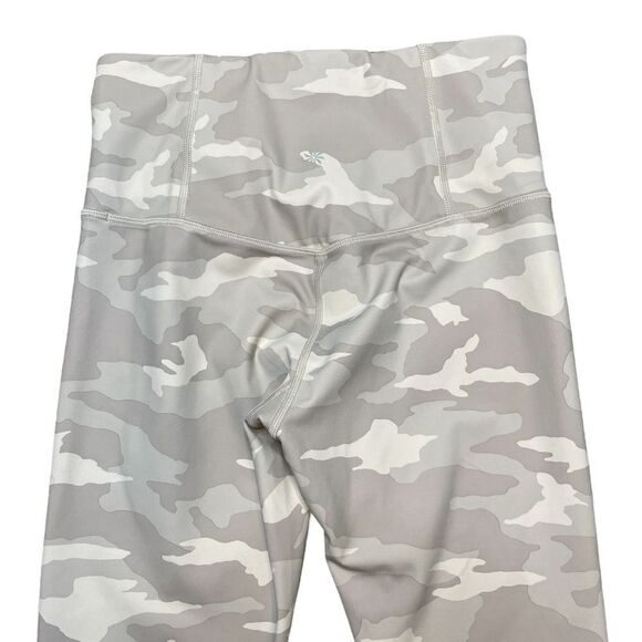 ATHLETA Elation Camo Crop Taupe Gray Size Small - Picture 6 of 9